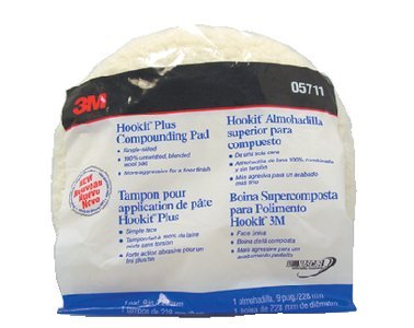 3M - Hookit Wool Compounding Pad - 9 inch - 05711