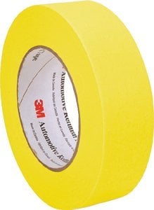 AUTOMOTIVE REFINISH YELLOW MASKING TAPE (3M) - 06652