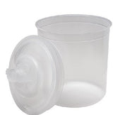 3M - PPS Lid & Liner Kit - Standard 22 oz - 200 Micron Filter - 50 Lids & Liners per Kit - 16000