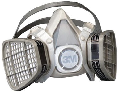 3M - Half Facepiece Disposable Respirator Assembly - Organic Vapor - Large - 5301