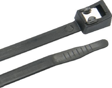 Ancor - Standard Self Cutting Cable Ties, 4" Uv Black, 50/pk - 199336