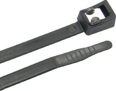 Ancor - Standard Self Cutting Cable Ties, 6" Uv Black, 50/pk - 199342