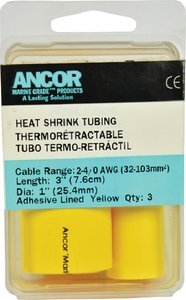 MARINE GRADE ADHESIVE LINED HEAT SHRINK TUBING (ANCOR) - 306903