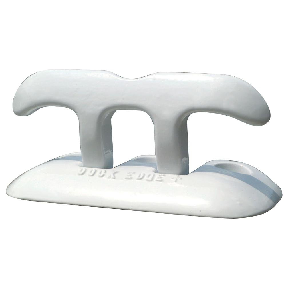 Dock Edge - Flip Up Dock Cleat - White -  8" - 2608W-F