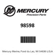 Mercury - Retainer - 98598