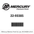 Mercury - Fitting - 22-93385