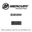 Mercury - Trim tab - 83859M