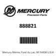 Mercury - Bumper - 888821