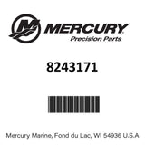 Mercury - Exhaust Valve - Standard Size - Head 1.500 in., Length 4.923 in., Stem .3410 in. - Fits MCM/MIE GM V-6 & V-8 Engines - 8243171