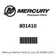 Mercury - Bracket - 801410