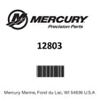 Mercury - Bracket - 12803
