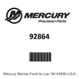 Mercury - Pump assy-fuel - 92864