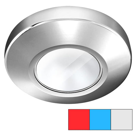 I2Systems - Tri-Light - LED Surface Light - Red, Cool White & Blue - Chrome Finish - P1120Z-11HAE