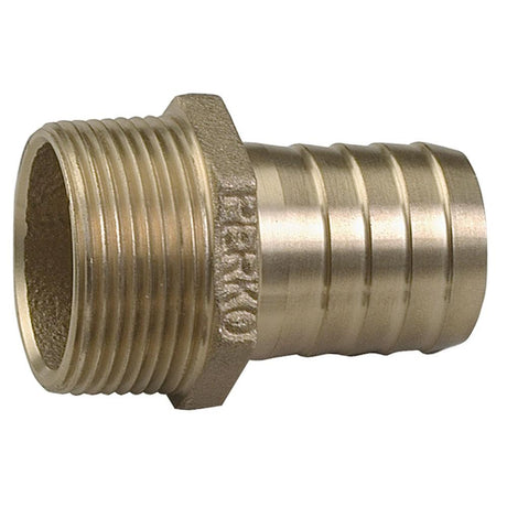 Perko 3/4" Pipe to Hose Adapter Straight Bronze MADE IN THE USA - 0076DP5PLB