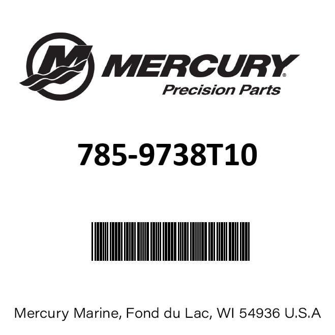 Mercury - V-6 Piston Assembly - Starboard .015 Oversize - Fits Starboard Side on Various 140 JET/XR6/Mag III/175 & 200 HP V-6 Outboards - 785-9738T10