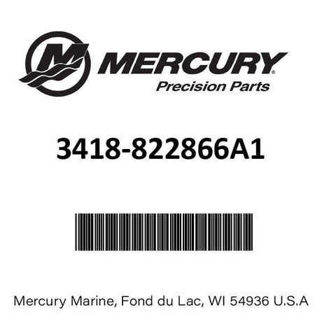 Mercury - Transom bracket assembly-port-paint - 3418-822866A1