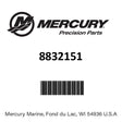 Mercury - Tube-fuel - 8832151