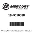 Mercury - Plug-cup (Sold Individually) - 19-FO10588