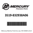Mercury - Housing-driveshaf - 3519-832938A06