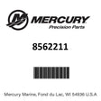 Mercury - Cam-throttle - 8562211