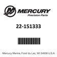 Mercury - Fitting - 22-151333