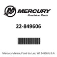 Mercury - Fitting - 22-849606