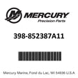 Mercury - Alternator kit - 398-852387A11