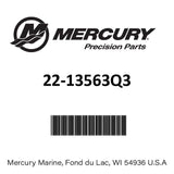 Mercury Quicksilver - Quick Disconnect - Engine End - Fits Force 40 HP & Larger, Force 9.9/15/25 HP & All Mercury/Mariner Outboards w/Clip On Disconnect Engine Ends, 5/16 Inch I.D Fuel Line - 22-13563Q3