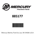 Mercury - Clip kit - 885177