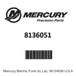 Mercury - Seal - 8136051