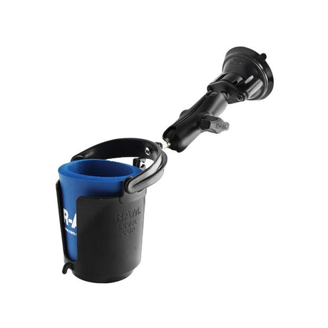 RAM Mount - Drink Cup Holder with Suction Base - RAM-B-132SU