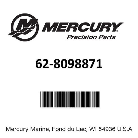 Mercury - Valve assy-black - 62-8098871