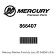 Mercury - Bracket - 866407
