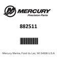 Mercury - Pulley-cam - 882511