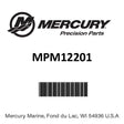 Mercury - Pivot (Sold Individually) - MPM12201