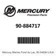 Mercury - Catalog-parts - 90-884717