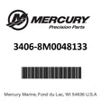 Mercury - Bracket-clamp-prt - 3406-8M0048133