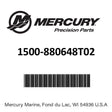 Mercury - Housing-driveshaf - 1500-880648T02