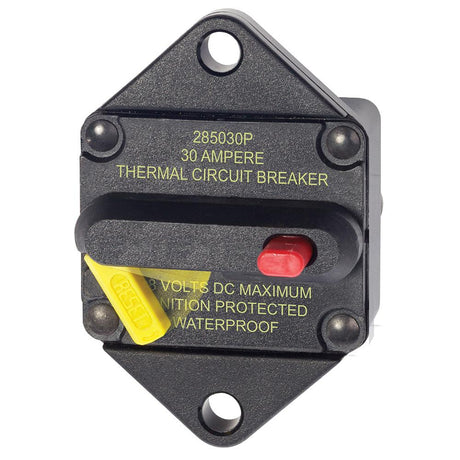 Blue Sea 7081 30 Amp Circuit Breaker Panel Mount 285 Series - 7081