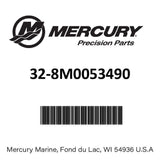 Mercury - Hydraulic Hose Compression Style Fittings - 28 Ft - Fits Basic & Heavy Duty Cylinders - 32-8M0053490