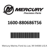 Mercury - Gearcase Assembly Complete - 30 Inch Driveshaft (XXL Model) - Fits 6 Cylinder Verado with 4.80 Inch Torpedo Diameter - 1600-880686T56