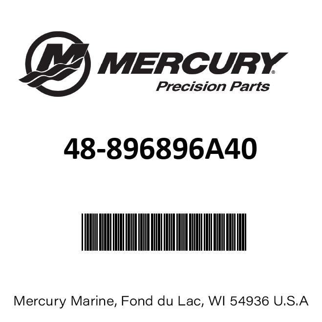 Mercury - Black Max Aluminum Propeller - 3-Blade - 25 - 30 HP FourStroke (2006 and newer) - 9.5 Dia. - 11 Pitch - 48-896896A40