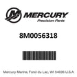Mercury - Cap thermostat - 8M0056318