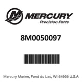 Mercury - Hydraulic Cylinder with Compression Style Fittings - Fits 135-300 HP OPTI Max Outboards & 4 Cylinder Verado - 8M0050097