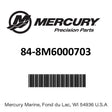 Mercury - Panel-diesel vip - 84-8M6000703