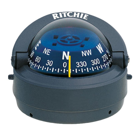 Ritchie - S-53G Explorer Compass - Surface Mount - Gray - S-53G