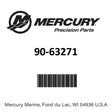 Mercury - Qs parts manual - 90-63271