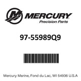 Mercury Quicksilver - Aluminum Anode Kit - Fits MC-I, R, MR, Alpha and Bravo Drives - 97-55989Q9