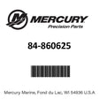 Mercury - Adaptor-harness - 84-860625