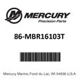 Mercury - Terminal (Sold Individually) - 86-MBR16103T